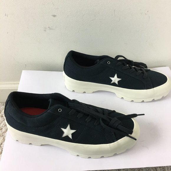 converse one star lugged platform